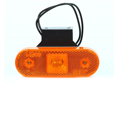 Sidomarkering Orange LED med Reflex inkl. fäste