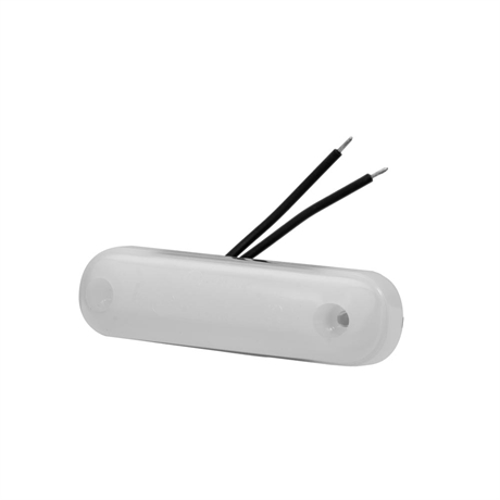 Product Image for Positionsljus neon röd led vitt glas