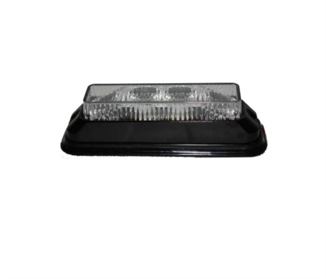 Blixtljus 4x3w LED Klart Glas