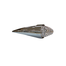 Torpedlampa Vit LED Klar Lins 24V