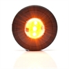 Sidomarkering Rund Orange LED Klar Lins för 21mm Hål
