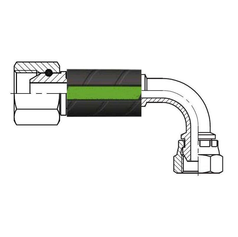 Högtrycksslang 1.1/2 tum Mellan Ventilhus & Returfilter