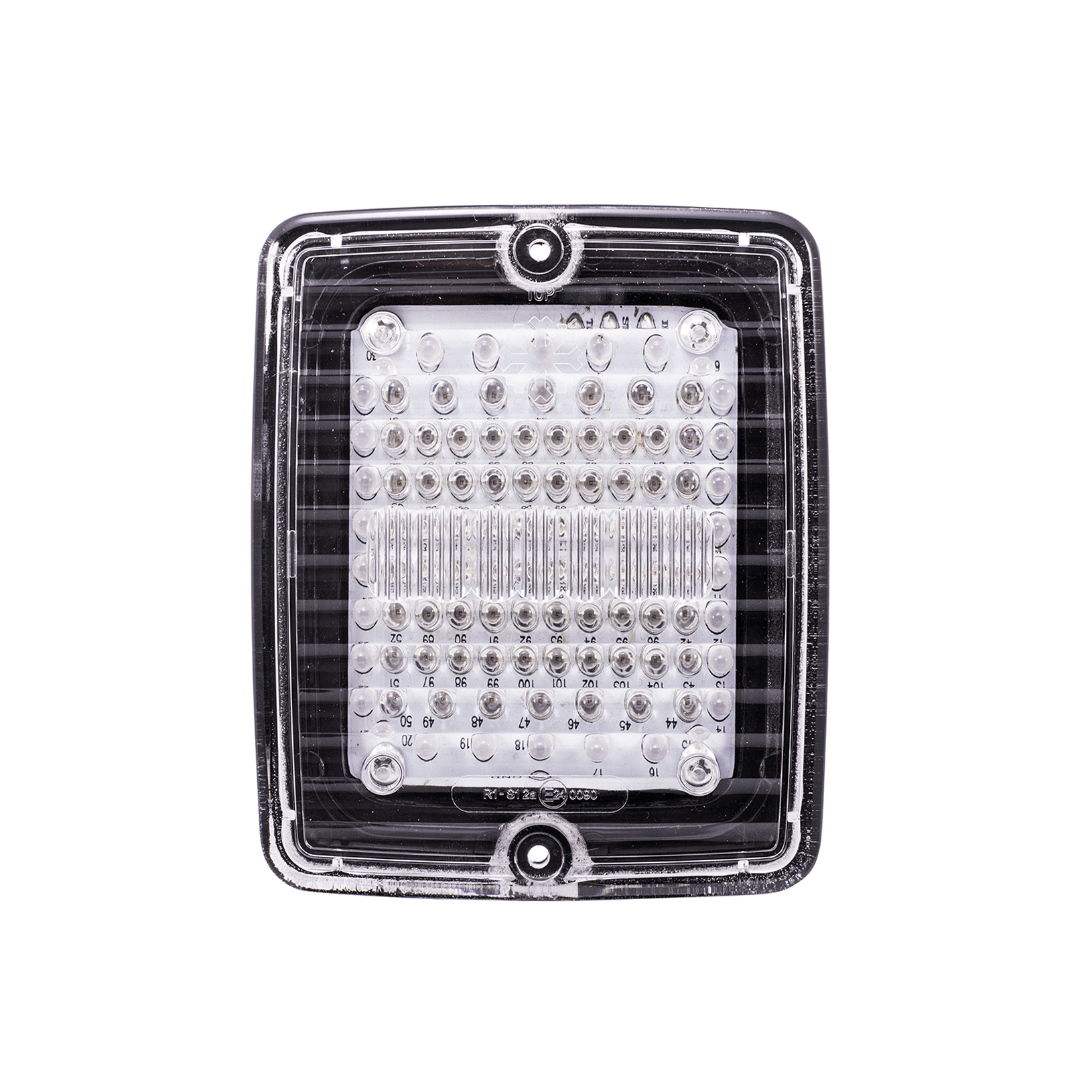 Bak/Broms/Blink LED Klar lins 24V