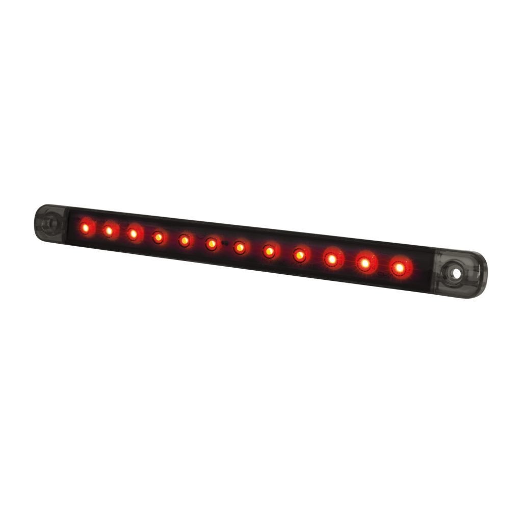 Dark Knight Slim Bak/Broms LED Röd