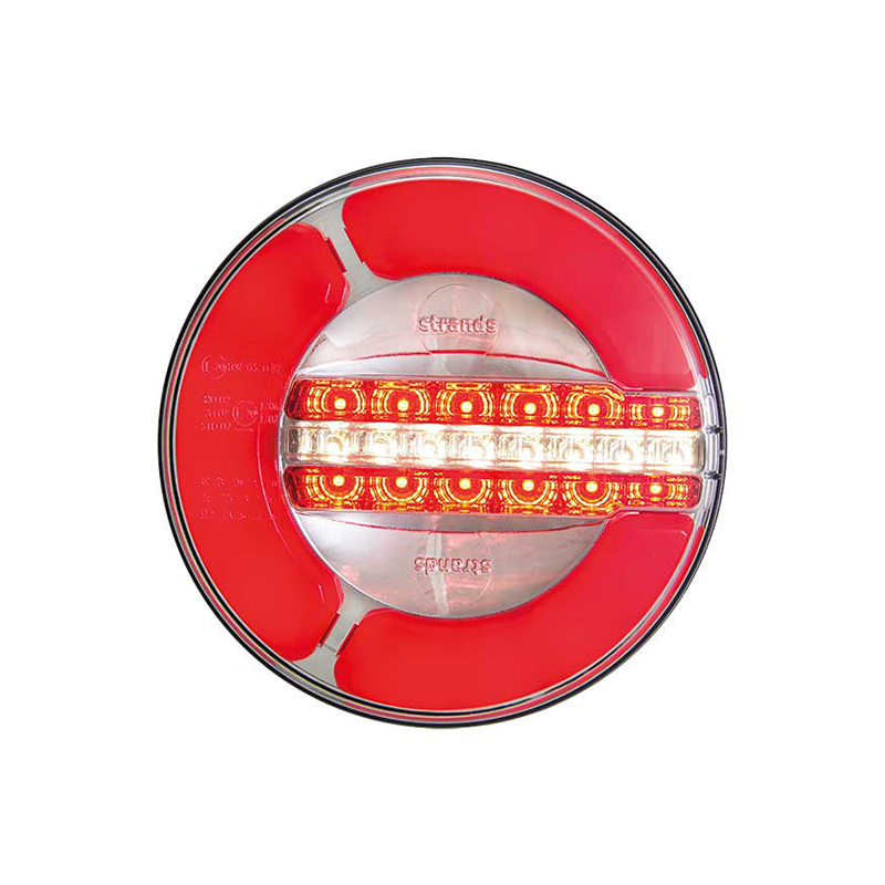 Baklampa LED 3 kammare 12-24V Pos/Back/Dim