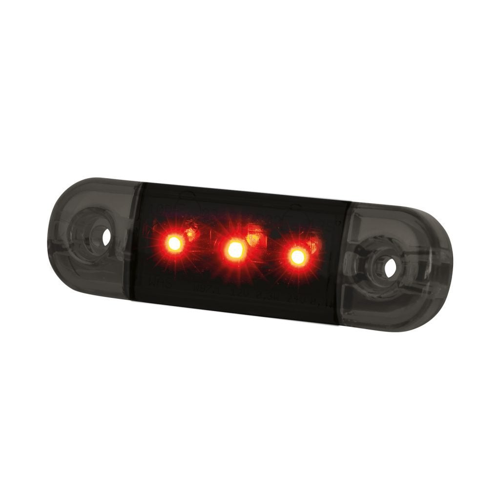 Dark Knight Slim Positionsljus 3 LED Röd