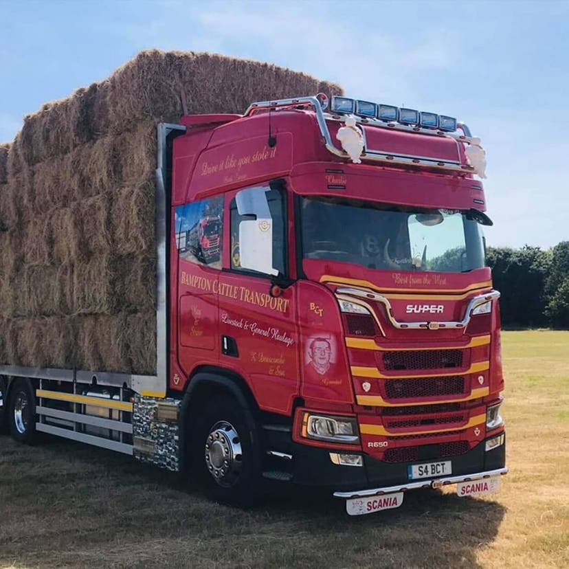 Solskydd 35cm Bow till Scania NG