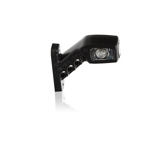 Gummiarm Kort Vit / Röd / Orange LED Klar Lins