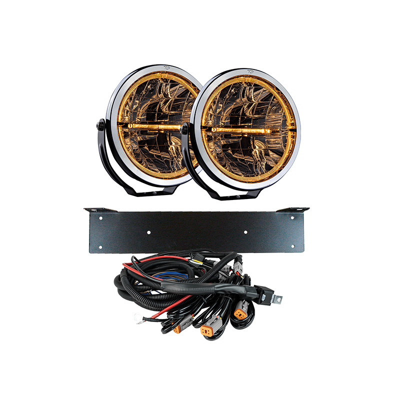 Komplett Kit Ambassador 9" Extraljus LED