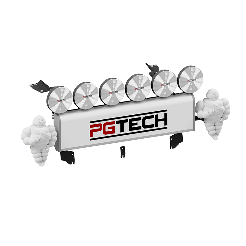Pgtech Monteringskit ljusskylt DAF XF/XG - ljusskylt, 6x extraljus, 2x Michelin