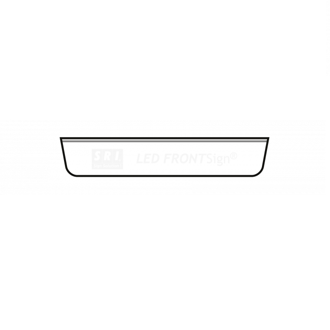 LED FrontSign - Mercedes Actros Steamspace 250 20x