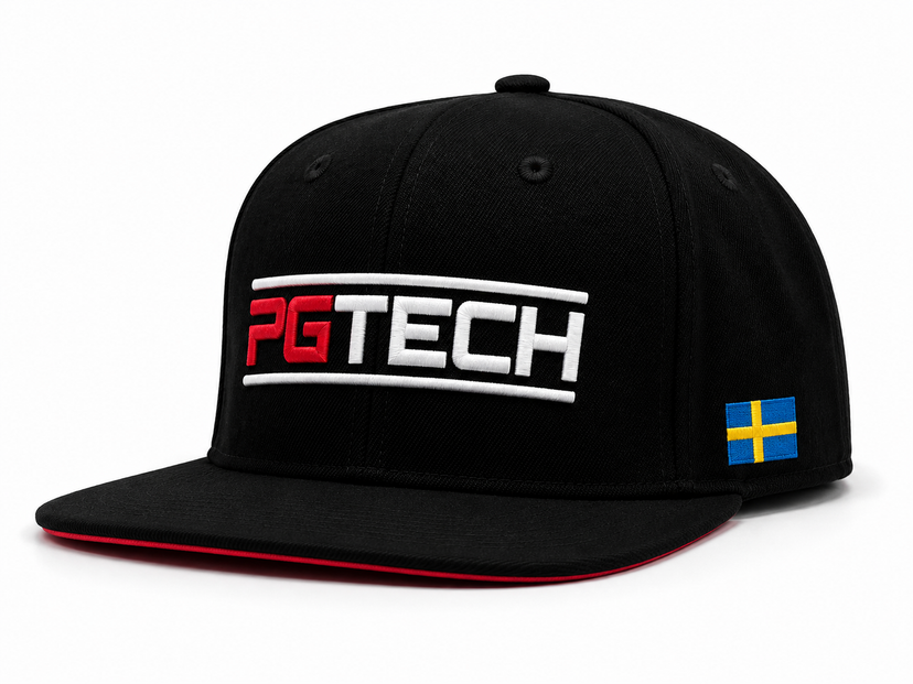 Pgtech Snapback Keps Svart